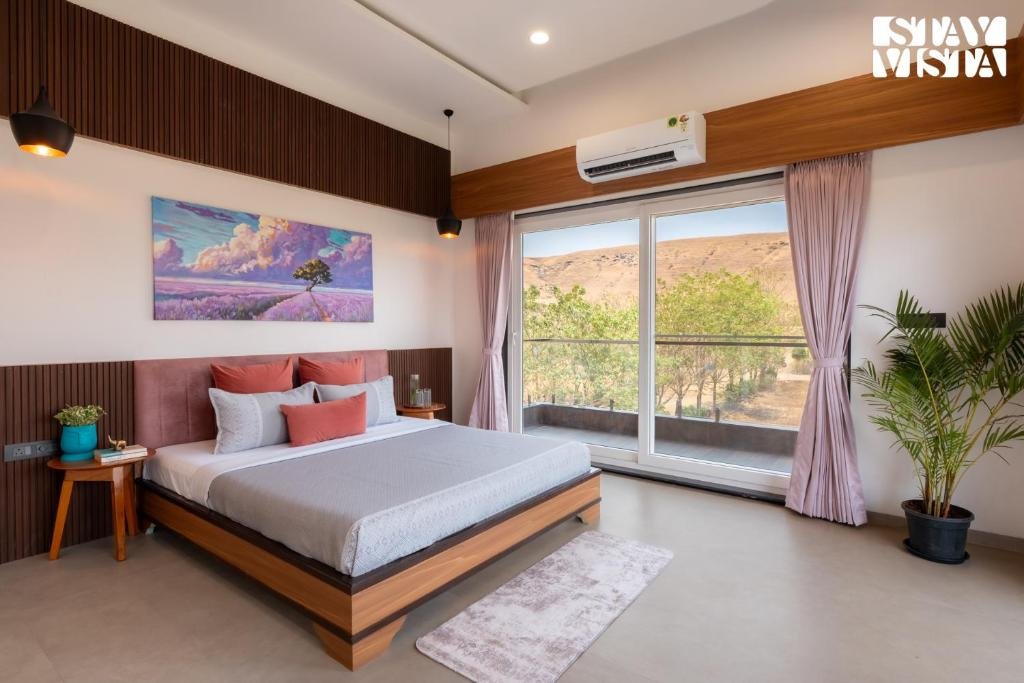 StayVista at Lavender Hills Villa with Pool & BBQ